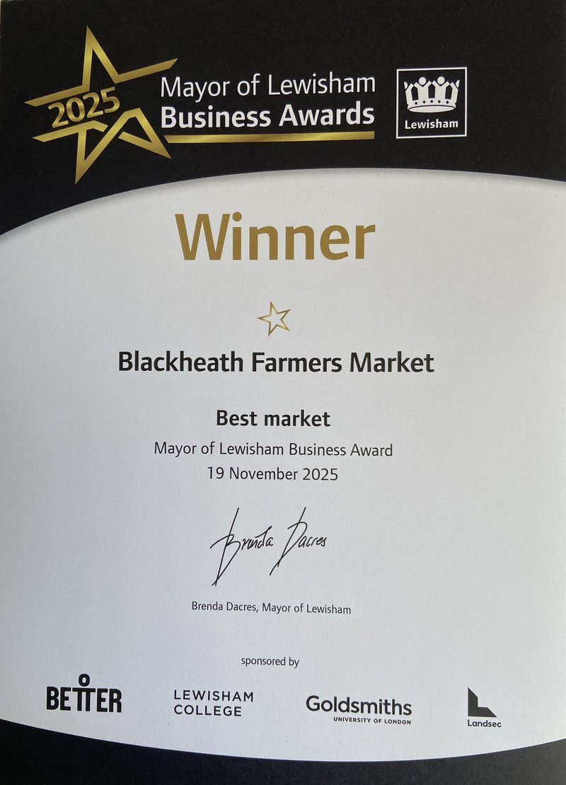Blackheath Best Market Award 2025